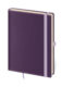 Notebook Double Violet M lined - Format: 120 x 165 mm /br Content: 192 Pages /br Lined notebook /br Paper grammage: 80 g/br Practical paper pocket /br Pen holder /br 3 pages of stickers /br Design of stickers may vary