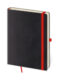 Notebook Flexies L dot grid Black - Format: 145 x 205 mm /br Content: 192 Pages /br Dot grid notebooks /br Paper grammage: 100 gr/br Practical paper pocket /br Pen holder /br 3 pages of stickers