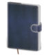 Notebook Flip L blank blue/white - Format: 143 x 205 mm /br Content: 192 Pages /br Blank notebooks /br Pen holder /br Refill notebook