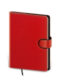 Notebook Flip L lined red/black