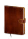 Notebook Flip L lined brown/brown - Format: 143 x 205 mm /br Content: 192 Pages /br Lined notebooks /br Pen holder /br Refill notebook