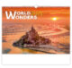 Calendar World Wonders - Size: 45 x 31,5 cm /br Calendar: monthly international /br Number of sheets: 14 /br Advertising space: 45 x 7 cm