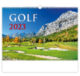 Calendar Golf - Size: 45 x 31,5 cm /br Calendar: monthly international /br Number of sheets: 14 /br Advertising space: 45 x 7 cm