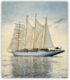 Wooden Picture  Sailing  (O008)