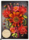 Wooden Picture Flowers - Every piece is an original – there is a picture printed on a wooden material with natural structure. /br 34 x 48,5 picture  /br 1 picture on wood /br 1 hook for hanging the picture /br Name tag
