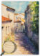 Wooden Picture Old Street - Every piece is an original – there is a picture printed on a wooden material with natural structure. /br 34 x 48,5 picture  /br 1 picture on wood /br 1 hook for hanging the picture /br Name tag