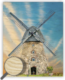 Wooden Picture Windmill - Every piece is an original – there is a picture printed on a wooden material with natural structure. /br 24 x 30 cm picture  /br 1 picture on wood   /br 1 hook for hanging the picture /br Name tag