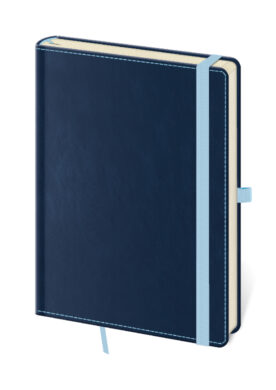 Notebook Double Blue L lined  (BB424-2)