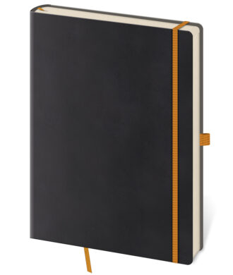 Notebook Flexies L lined Black  (BF424-10)