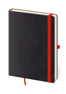 Notebook Flexies L lined Black  (BF424-9)