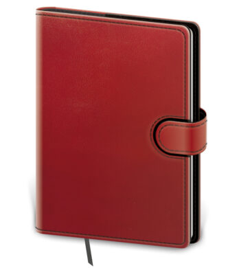 Notebook Flip L blank red/black  (BFL421-4)