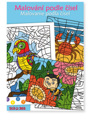 Omalovánka A5 MALOVÁNÍ PODLE ČÍSEL  (EOM1090770)