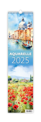 Kalendář Aquarelle - vázanka  (N194-25)