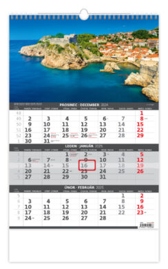 Tříměsíční kalendář Pobřeží  (N202-25)