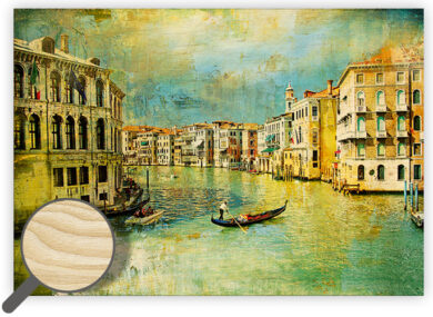 Dřevěný obraz Venezia IV.  (O056)