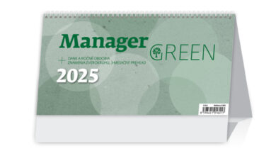 Slovenský kalendár Manager Green  (S358-25)