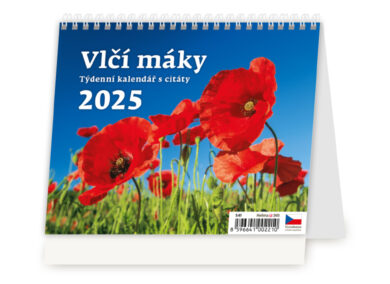 Plánovací kalendář Vlčí máky  (S41-25)
