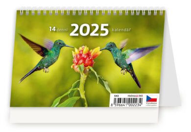 Plánovací MINI 14denní kalendář  (S43-25)