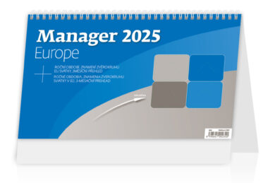 Plánovací kalendář Manager Europe  (S60-25)