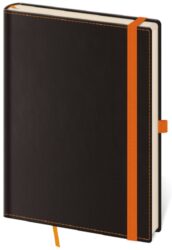 Notebook Black Orange M lined