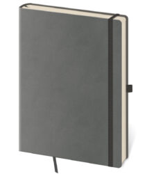 Notebook Flexies L blank grey