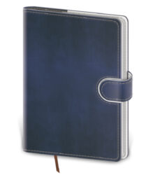 Zápisník Flip L modro/bílý