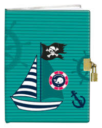 Notebook for Children with Lock - Ocean Pirate