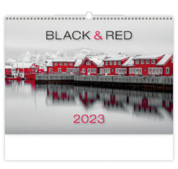Calendar Black Red
