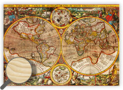 Wooden Picture Antique Maps
