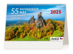 Kalendář 55 turistických NEJ Čech, Moravy a Slezska